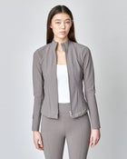 Signature Riding Jacket in Taupe