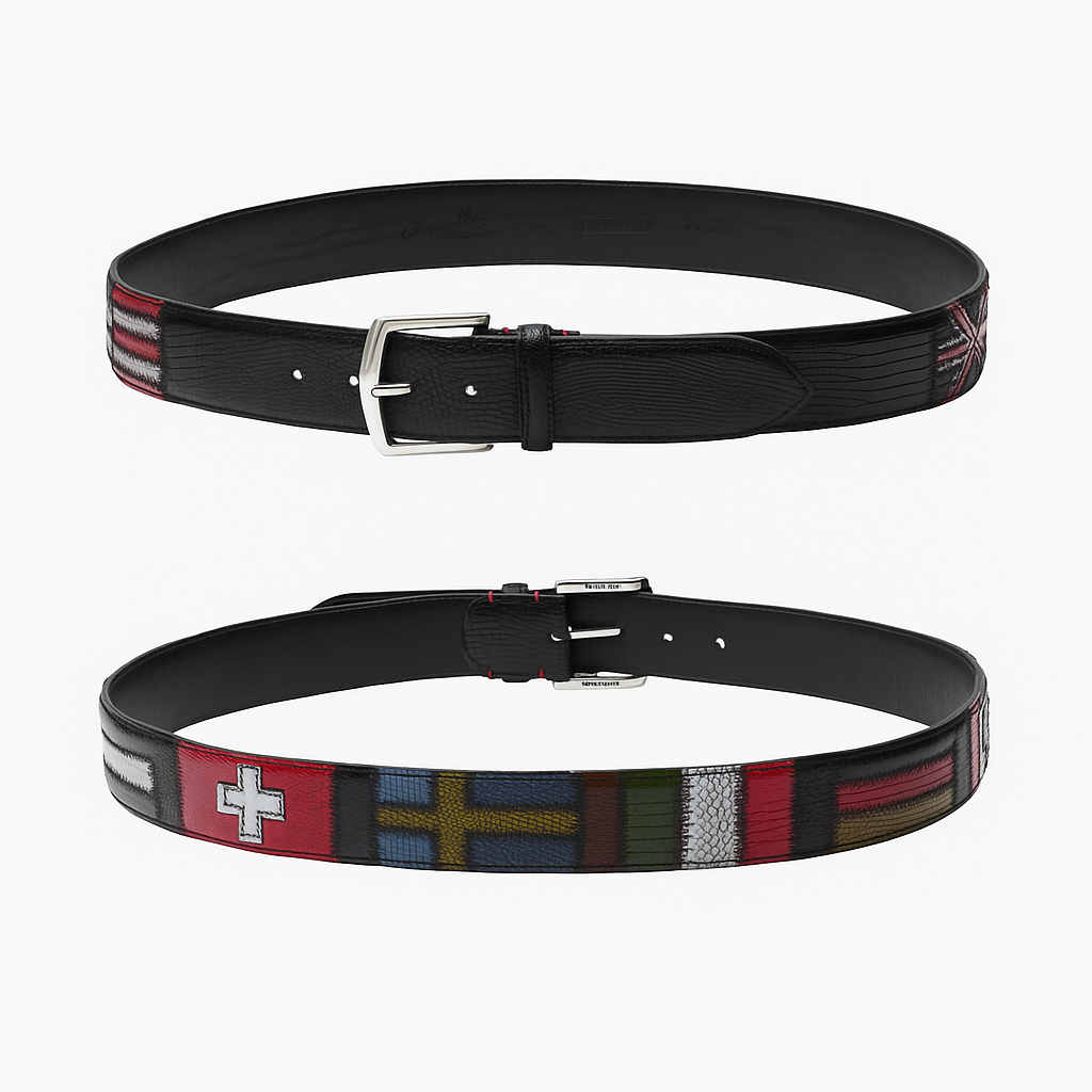 Flags Belt in Black