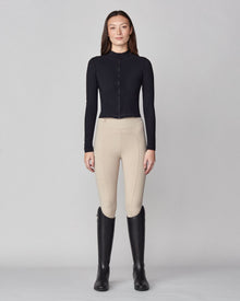 AirTech Full Zip Long Sleeve Top in Black