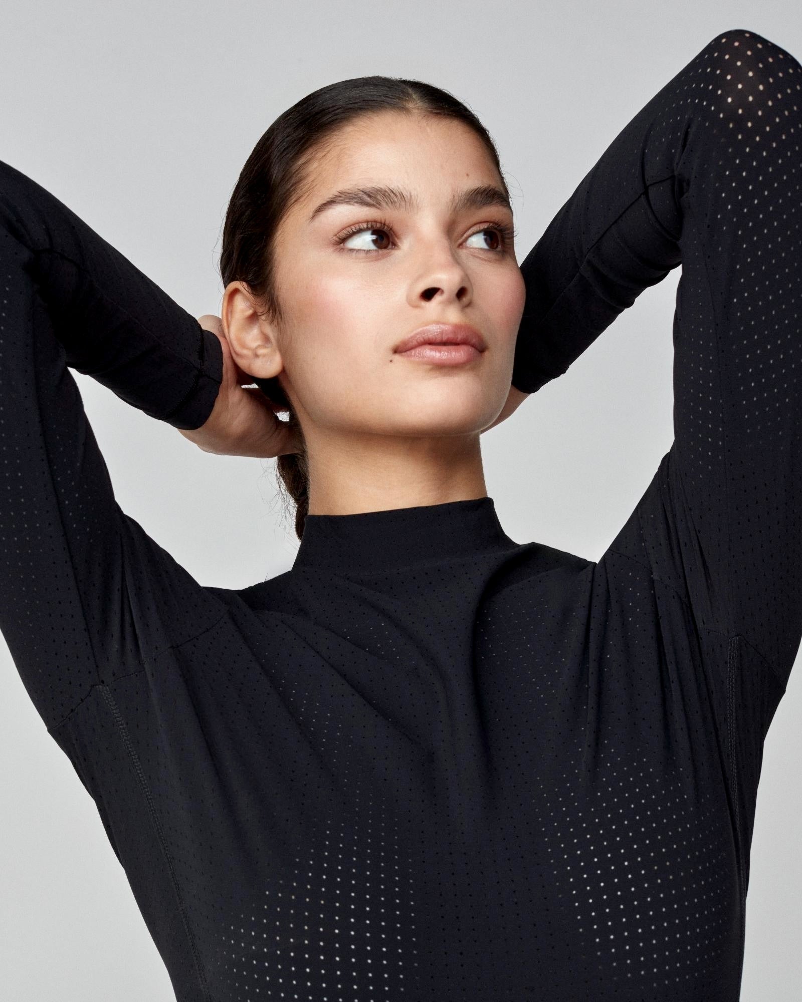 AirTech Long Sleeve Top in Black