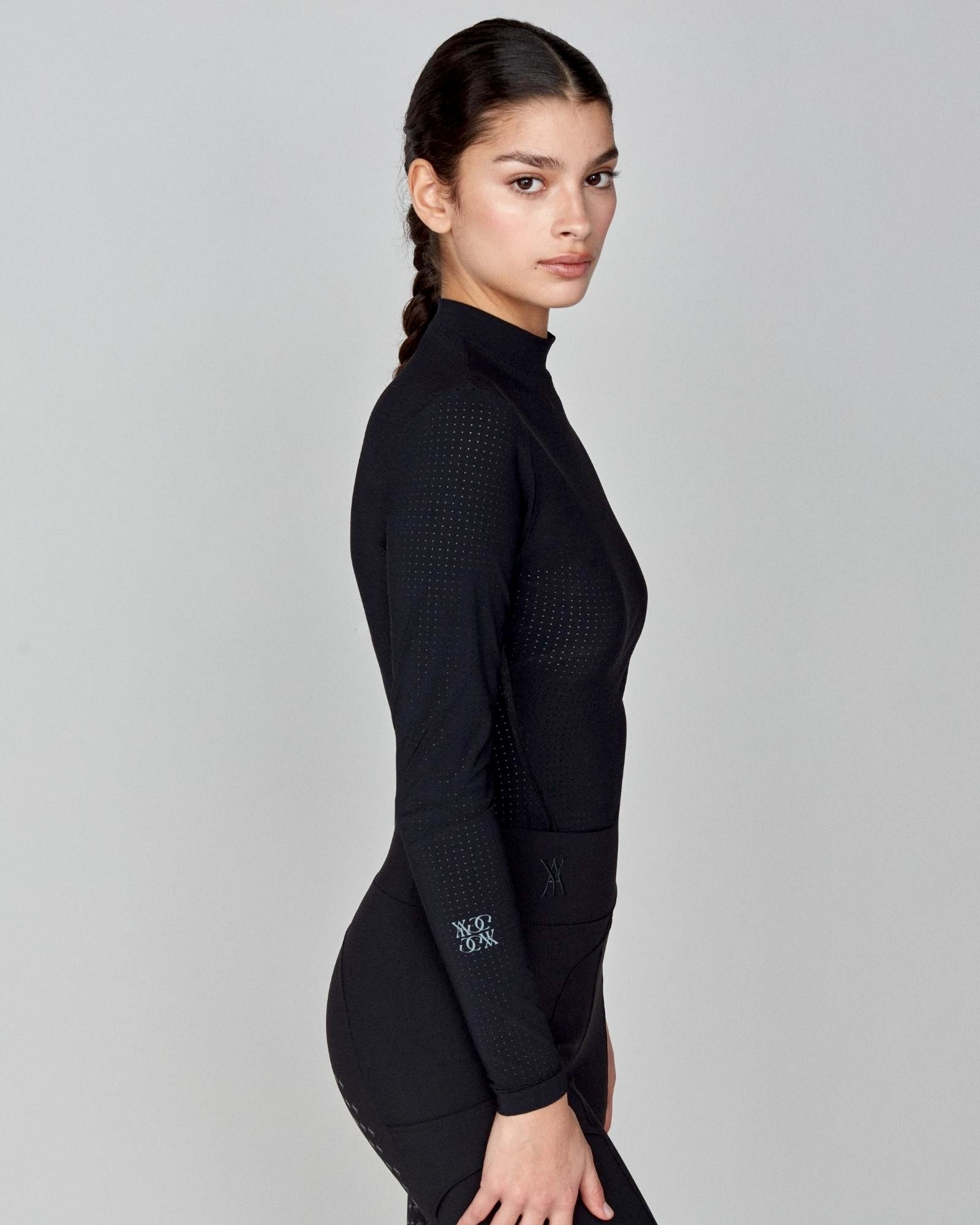 AirTech Long Sleeve Top in Black