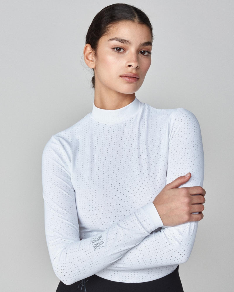 AirTech Long Sleeve Top in White