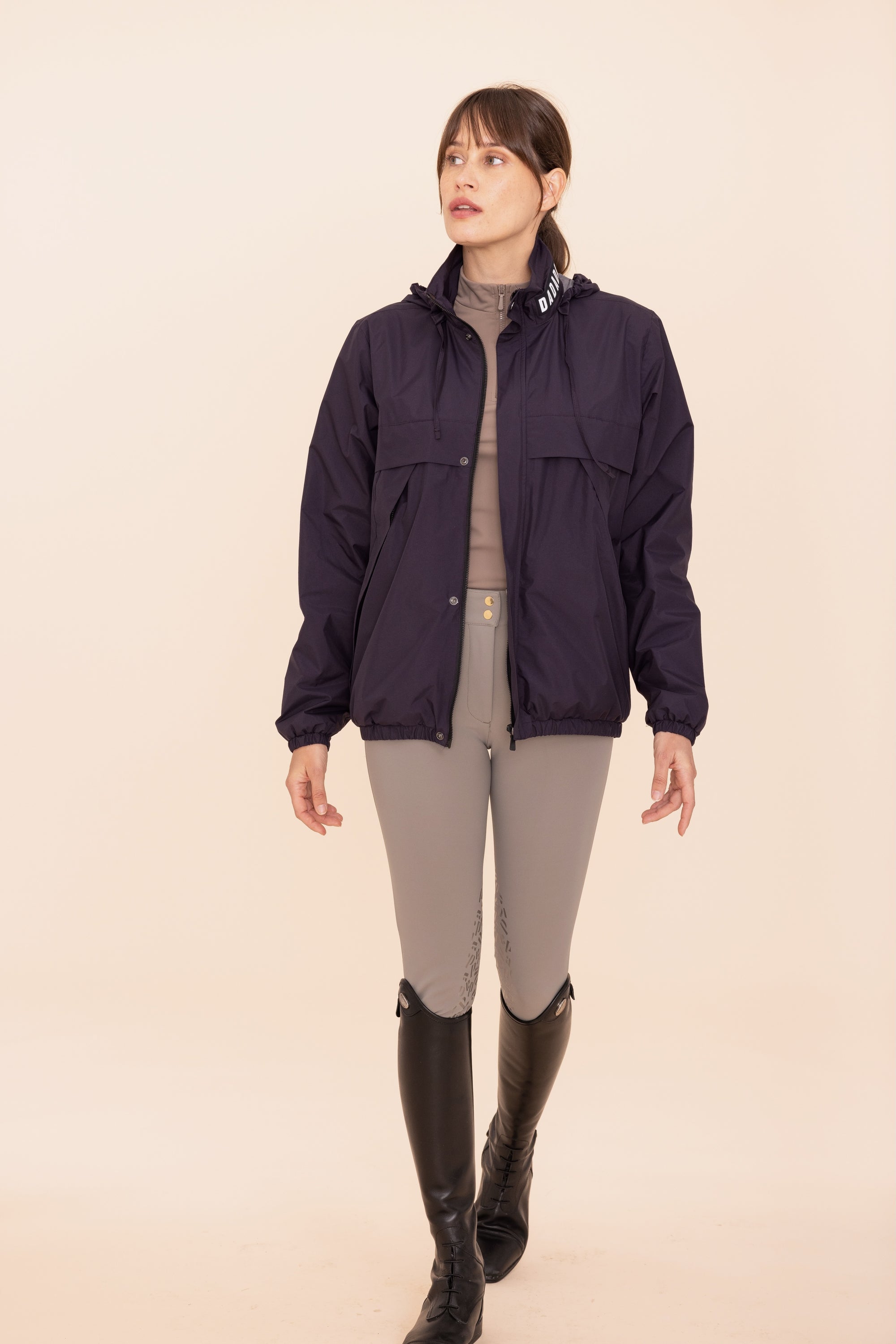 Unisex Apache Rain Jacket in Plum