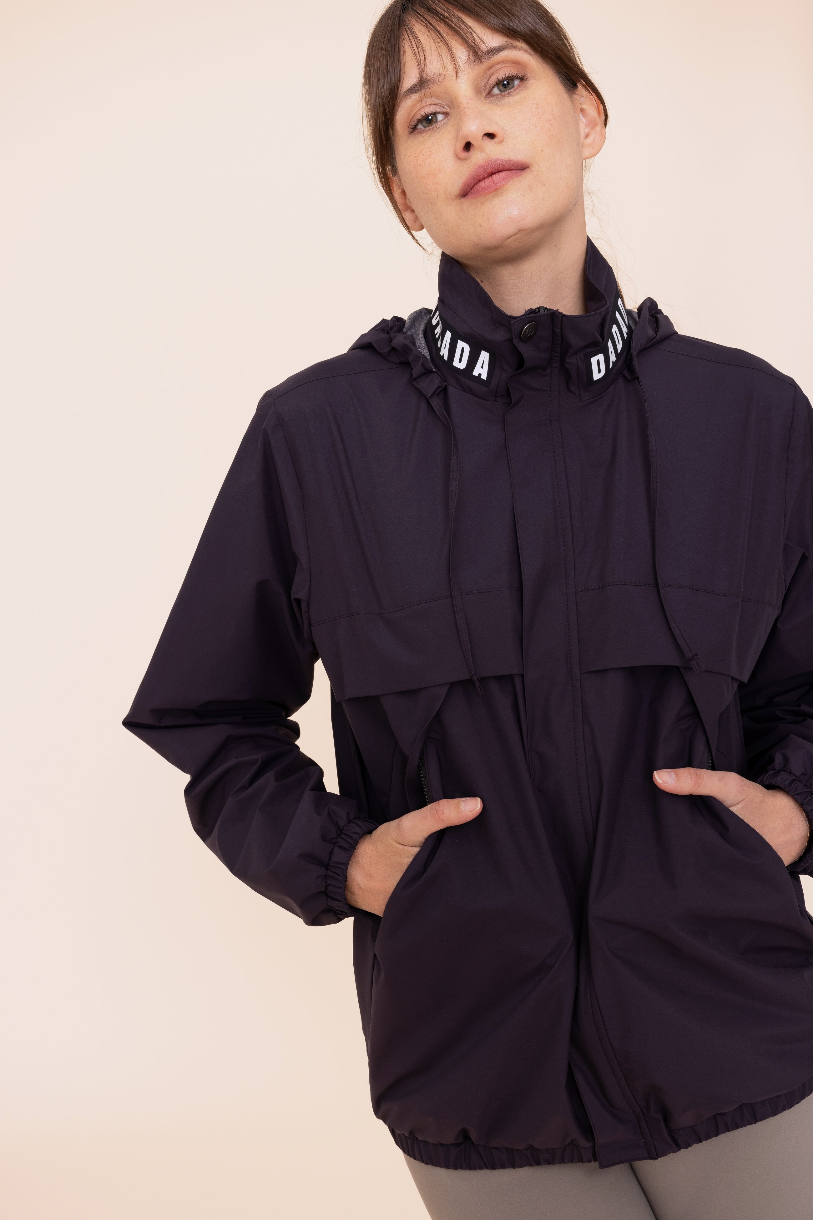 Unisex Apache Rain Jacket in Plum