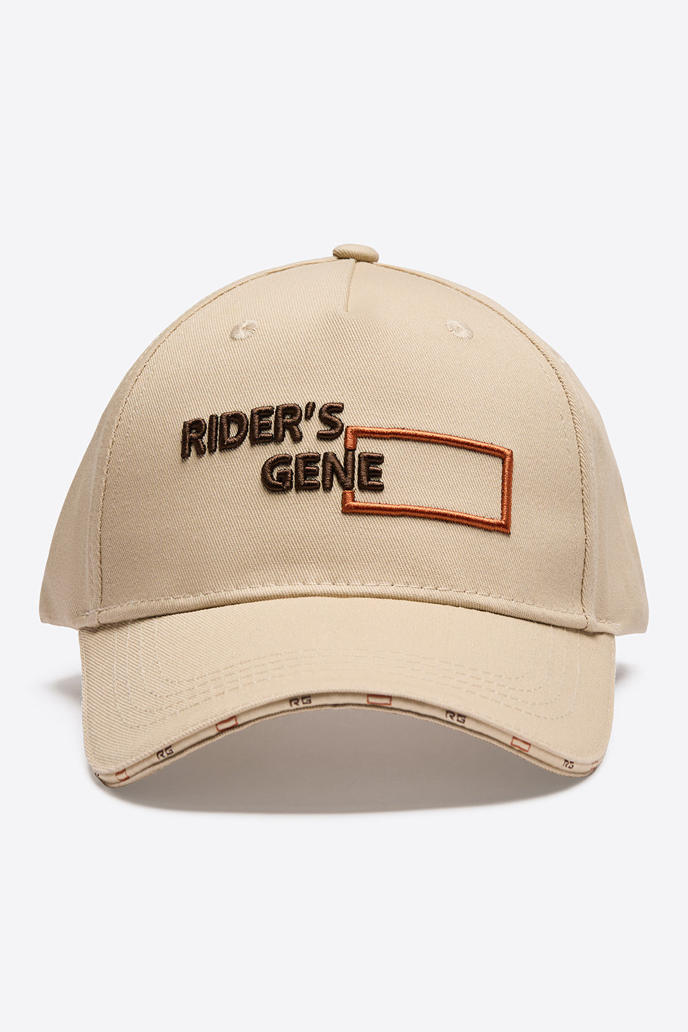 Embroidered Cap in Beige