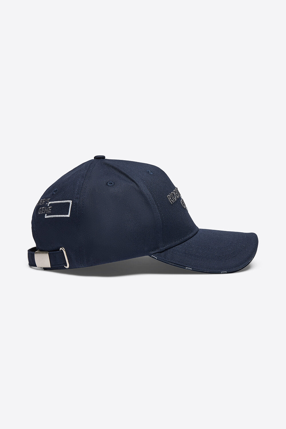 Embroidered Cap in Navy