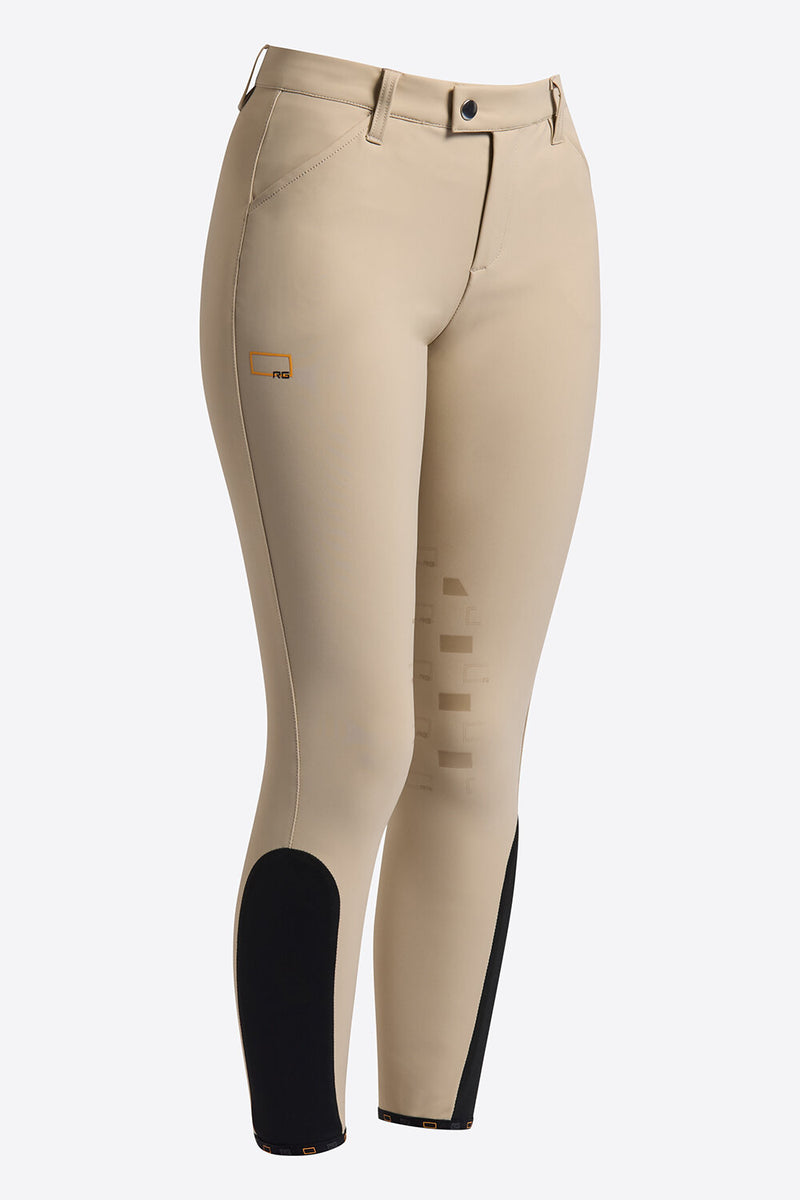 Unisex Young Rider Jumping Breeches in Beige