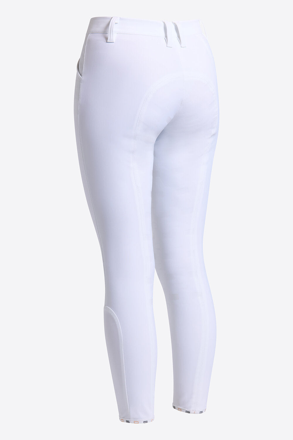 Unisex Young Rider Dressage Breeches in White