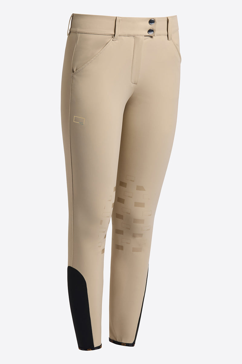 High-Rise Jumping Breeches in Beige