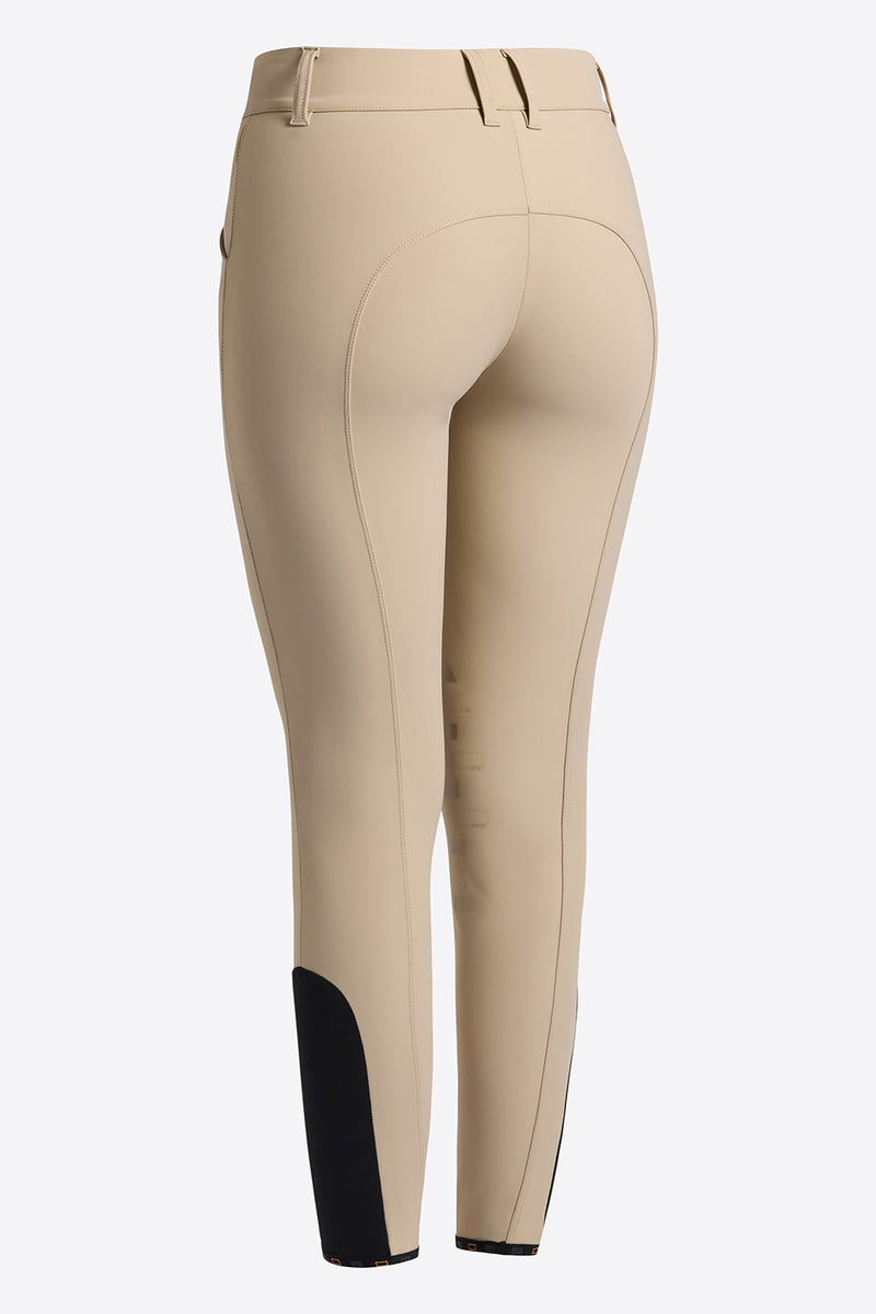 High-Rise Jumping Breeches in Beige