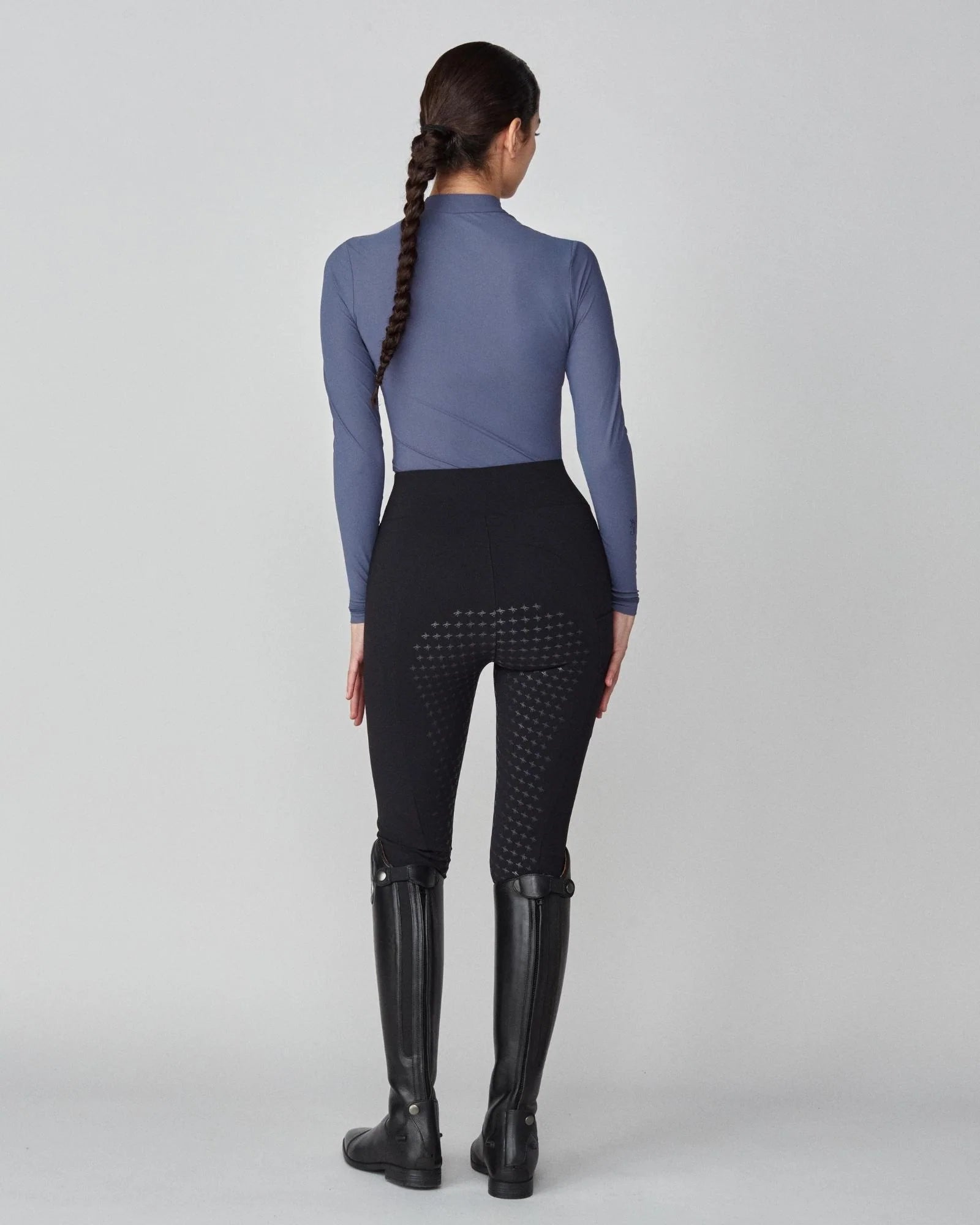 Lightweight Long Sleeve Top in Slate Blue