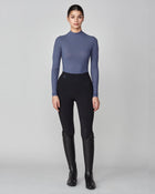 Lightweight Long Sleeve Top in Slate Blue
