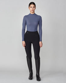 Lightweight Long Sleeve Top in Slate Blue