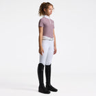 Girl's Jersey Short Sleeve Show Shirt in Grape Shake