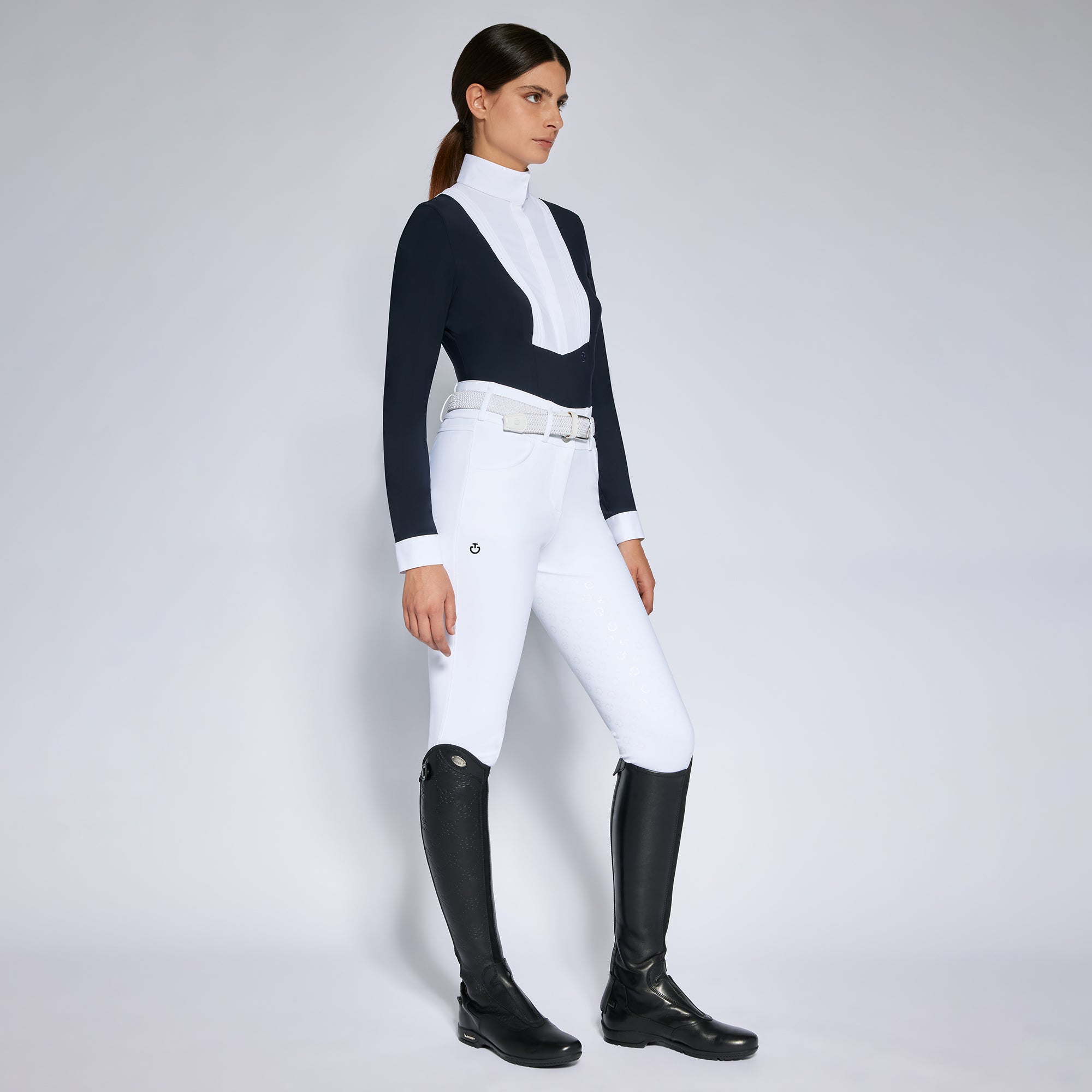 American Long Sleeve Show Shirt in Navy