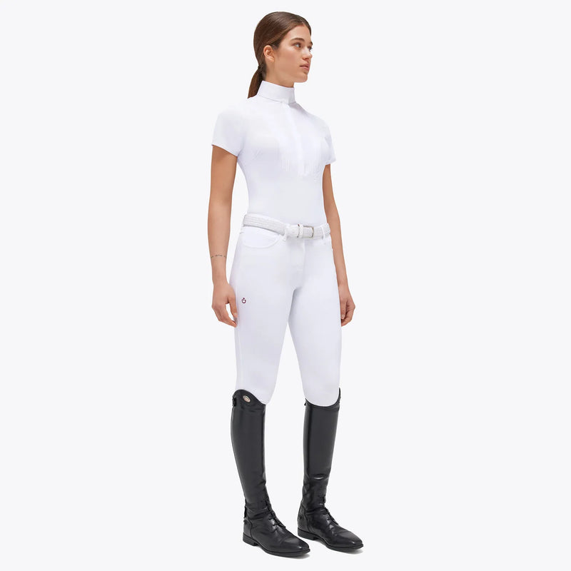 American Short Sleeve Show Shirt in White