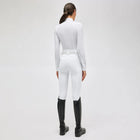 Tech Piquet Long Sleeve Show Shirt in White