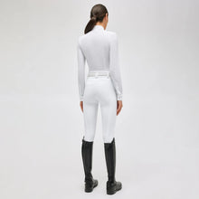 Tech Piquet Long Sleeve Show Shirt in White