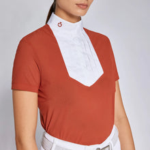 Perforated Short Sleeve Show Shirt in Sienna