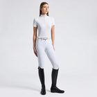 Jersey Short Sleeve Show Shirt in White