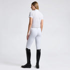 Jersey Short Sleeve Show Shirt in White