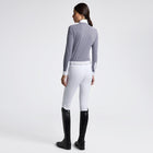 Striped Long Sleeve Show Shirt in Navy