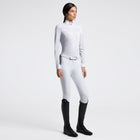 Pleated Long Sleeve Show Shirt in White