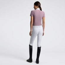 Jersey Mesh Inserts Short Sleeve Show Shirt in Grape Shake