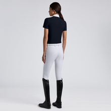 Jersey Mesh Inserts Short Sleeve Show Shirt in Navy