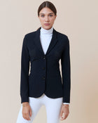 Cadence Perforated Show Jacket in Navy