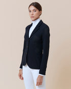 Cadence Perforated Show Jacket in Navy