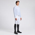 Guibert Oxford Long Sleeve Show Shirt in Blue