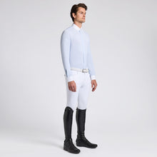 Guibert Oxford Long Sleeve Show Shirt in Blue
