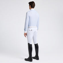Guibert Oxford Long Sleeve Show Shirt in Blue