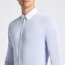 Guibert Oxford Long Sleeve Show Shirt in Blue