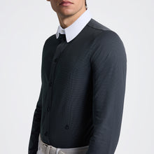 Guibert Oxford Long Sleeve Show Shirt in Slate Blue