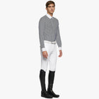 Guibert Oxford Long Sleeve Show Shirt in Black/White