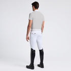Heat Sealed Short Sleeve Show Shirt in Light Grey