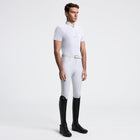 Jersey Short Sleeve with Pocket Show Shirt in White