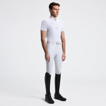 Jersey Short Sleeve with Pocket Show Shirt in White