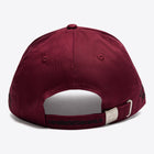 Cotton Cap with an Embroidered Logo in Bordeaux