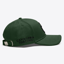 Cotton Cap with an Embroidered Logo in Dark Green