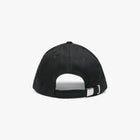 Cotton Cap with an Embroidered Logo in Black