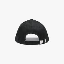 Cotton Cap with an Embroidered Logo in Black