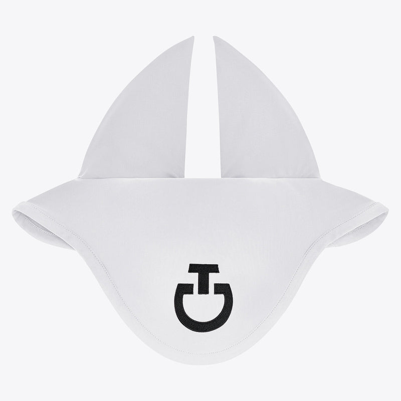 Lightweight Jersey Ear Bonnet in White
