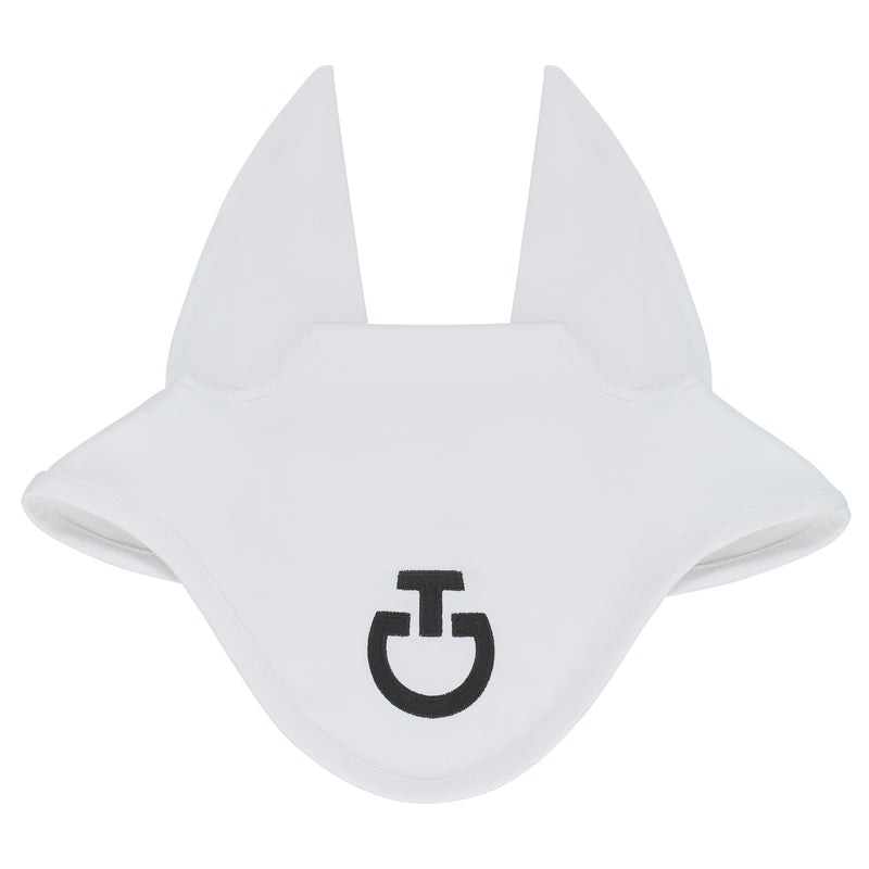 Lightweight Jersey Ear Bonnet in White