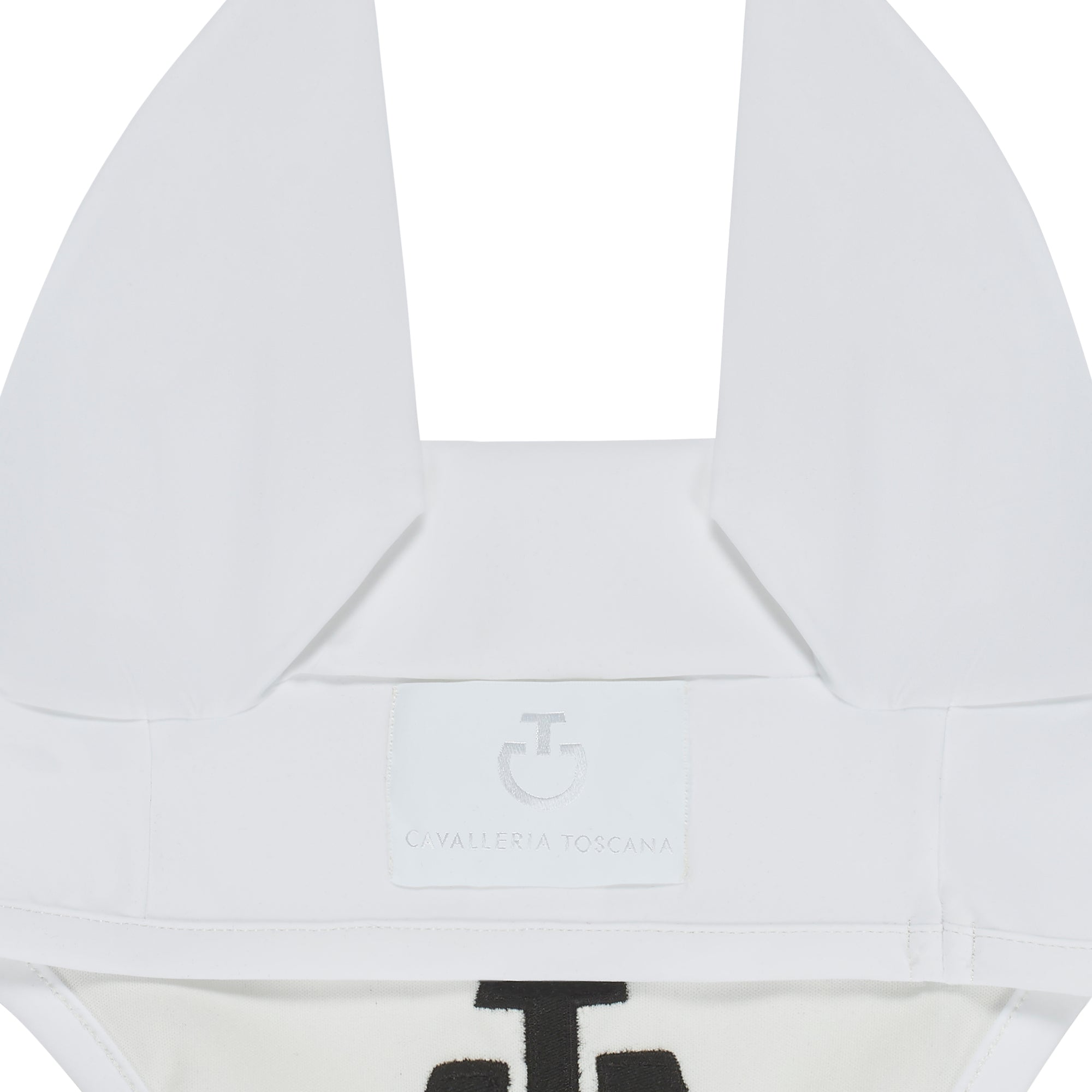 Lightweight Jersey Ear Bonnet in White