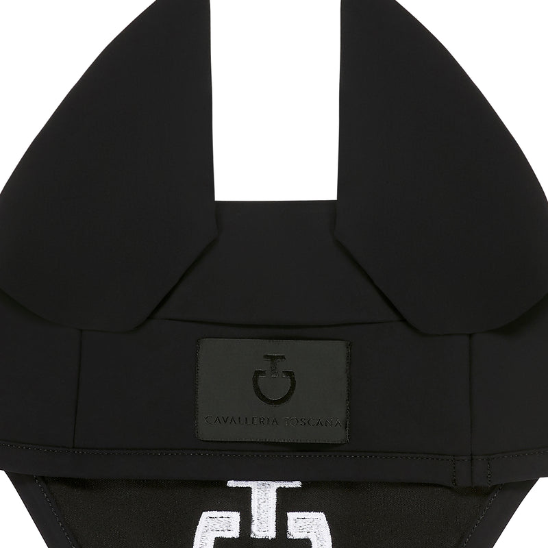 Lightweight Jersey Ear Bonnet in Black