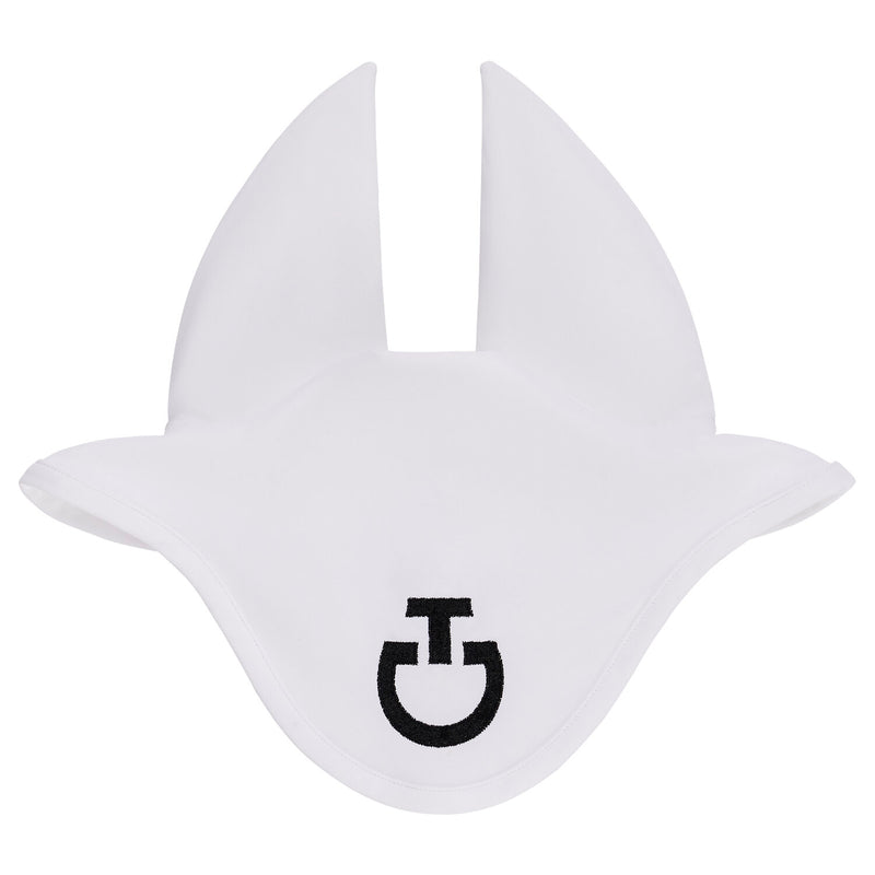 Soundless Jersey Ear Bonnet in White