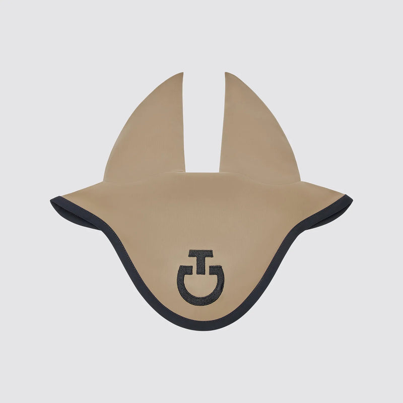 Soundless Jersey Ear Bonnet in Biscuit